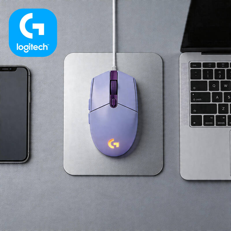 Logitech Mouse G203 - فأرة ألعاب لوجيتك G203 LIGHTSYNC بدقة