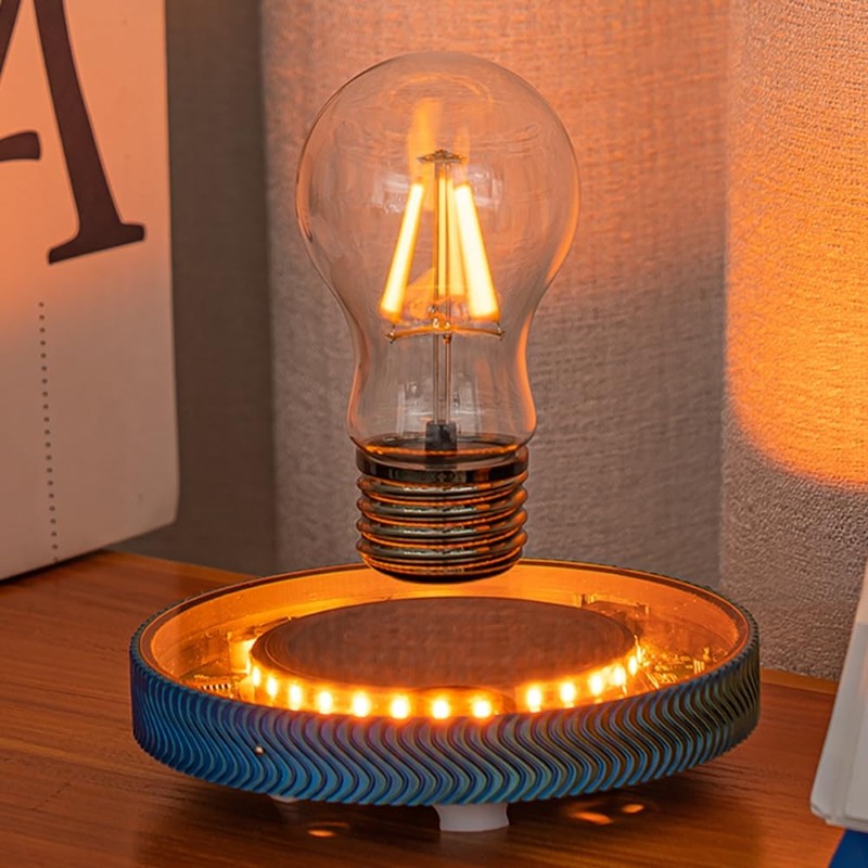 Office And Tech - مصباح LED لاسلكي عائم للمكتب، هدية