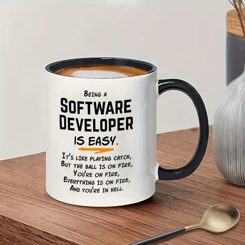 Office And Tech - كوب سيراميك 11 أونصة بتصميم مبرمج
