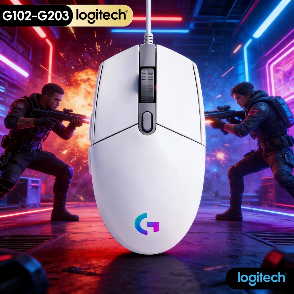 فأرة لوجيتك G203 بروديجي الأصل - مراجعة Logitech Mouse G203 وسعره