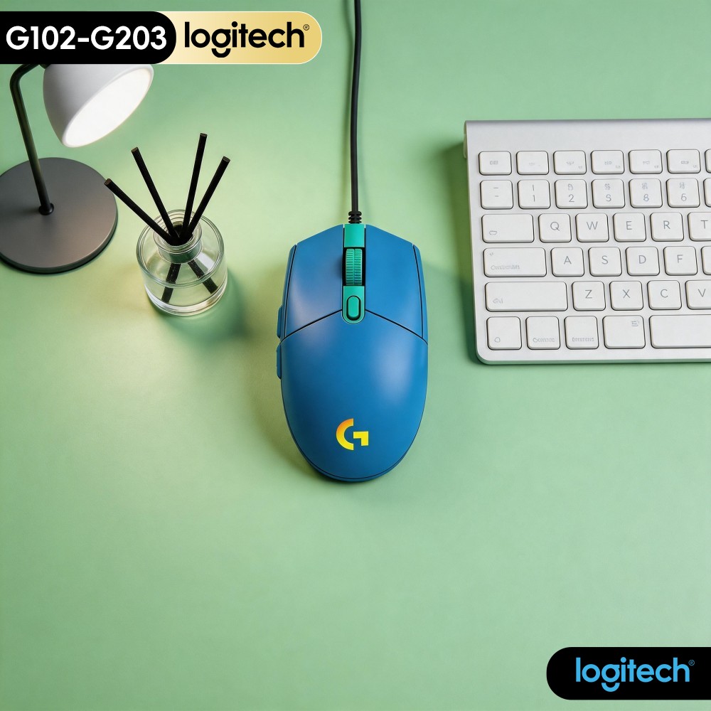 فأرة لوجيتك G102، فأرة ألعاب G - مراجعة Logitech Mouse G203 وسعره