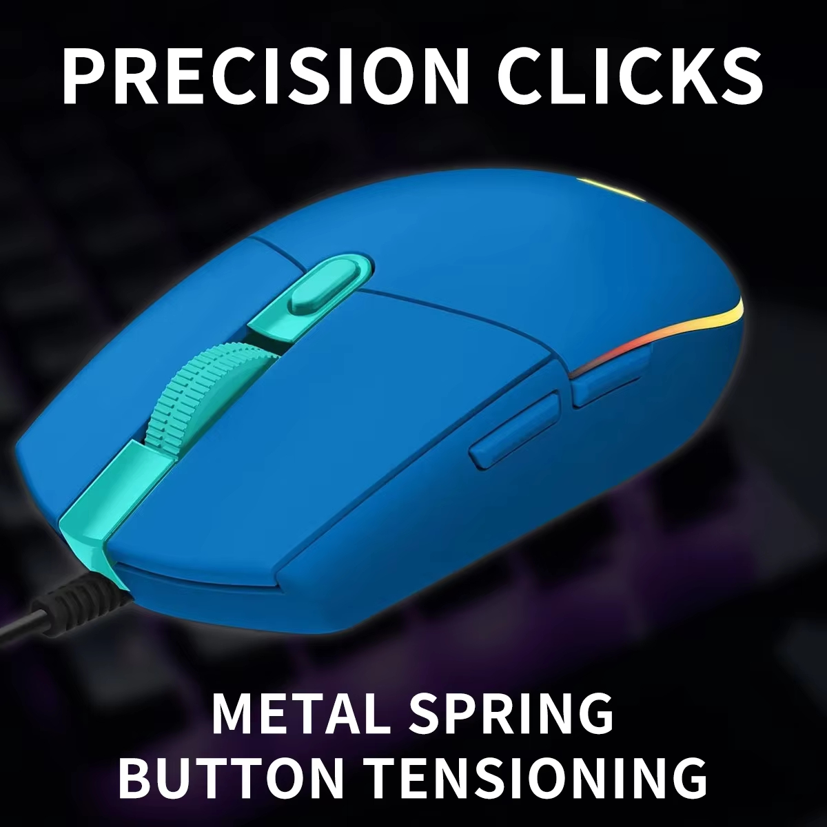 فأرة ألعاب لوجيتك G203 RGB بتق - مراجعة Logitech Mouse G203 وسعره