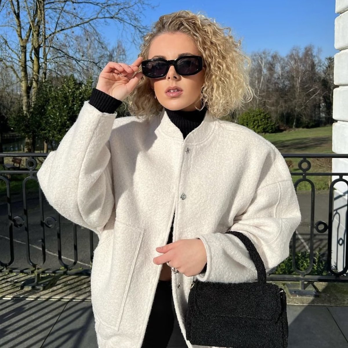 سترات بومبر سترة نسائية بجيوب  - مراجعة Office Tech Wear وسعره