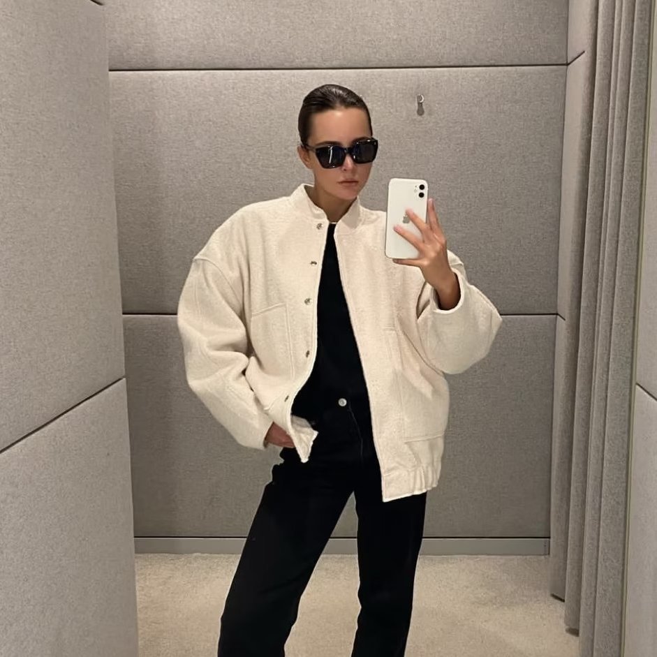 سترات بومبر سترة نسائية بجيوب  - مراجعة Office Tech Wear وسعره