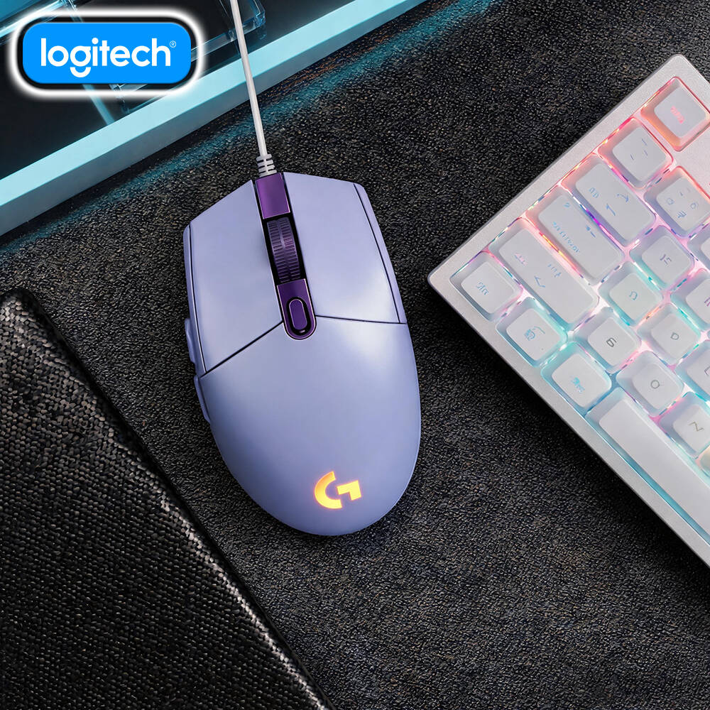 فأرة ألعاب لوجيتك G203 LIGHTSY - مراجعة Logitech Mouse G203 وسعره