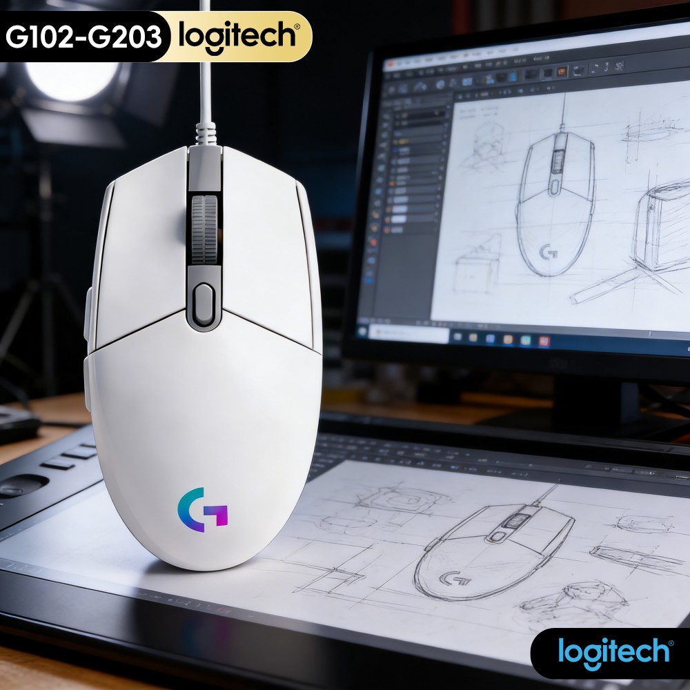 ماوس لوجيتك G203 بروديجي سيريز - مراجعة Logitech Mouse G203 وسعره