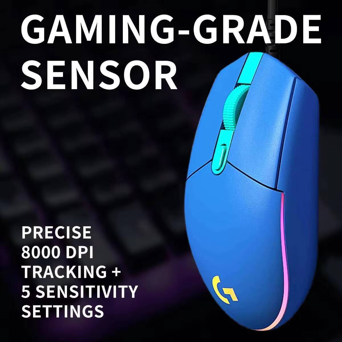 ماوس الألعاب لوجيتك G203 بدقة  - مراجعة Logitech Mouse G203 وسعره
