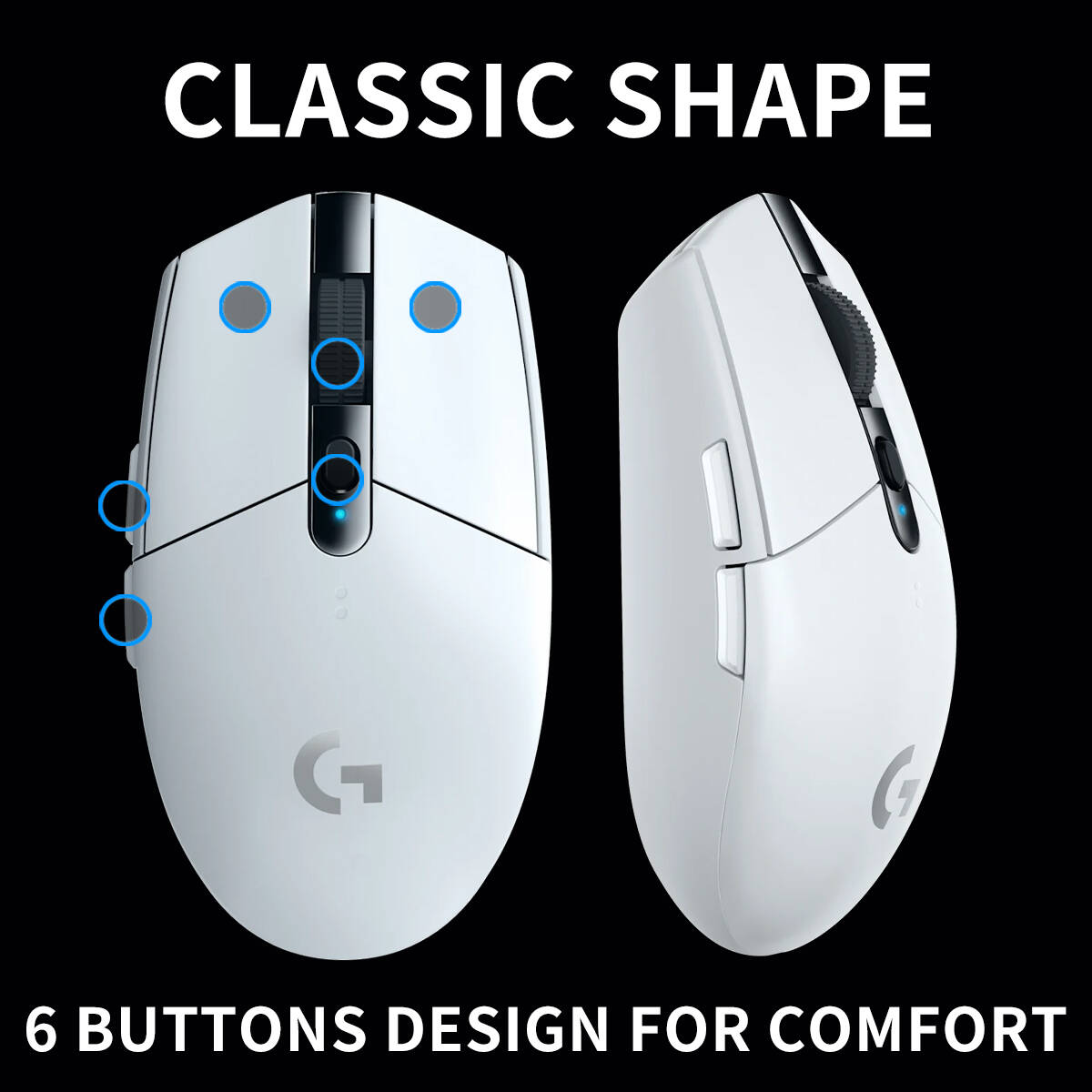 فأرة ألعاب لاسلكية لوجيتك G304 - مراجعة Logitech Mouse G203 وسعره