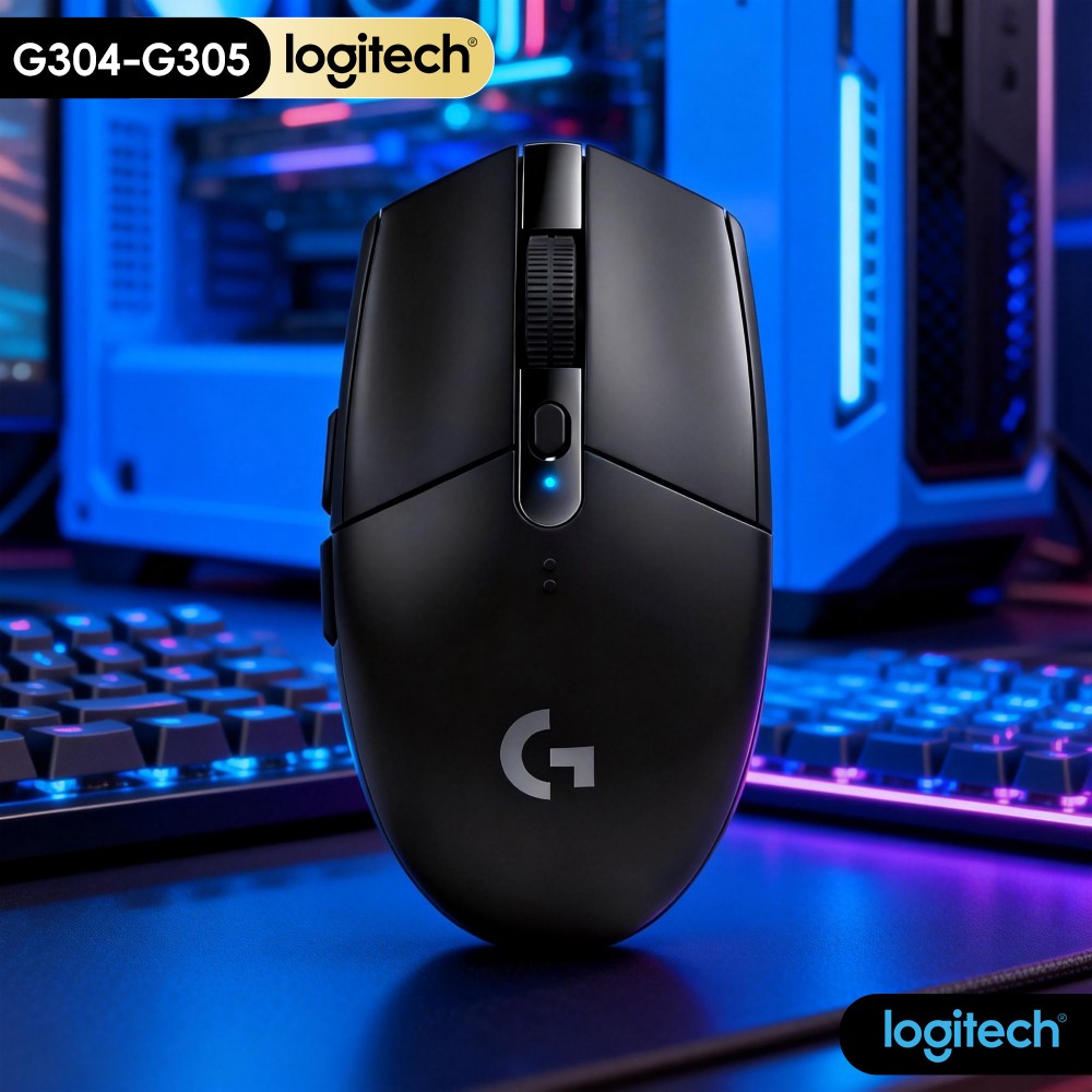 فأرة لوجيتك G304 لاسلكية بتقني - مراجعة Logitech Mouse G203 وسعره