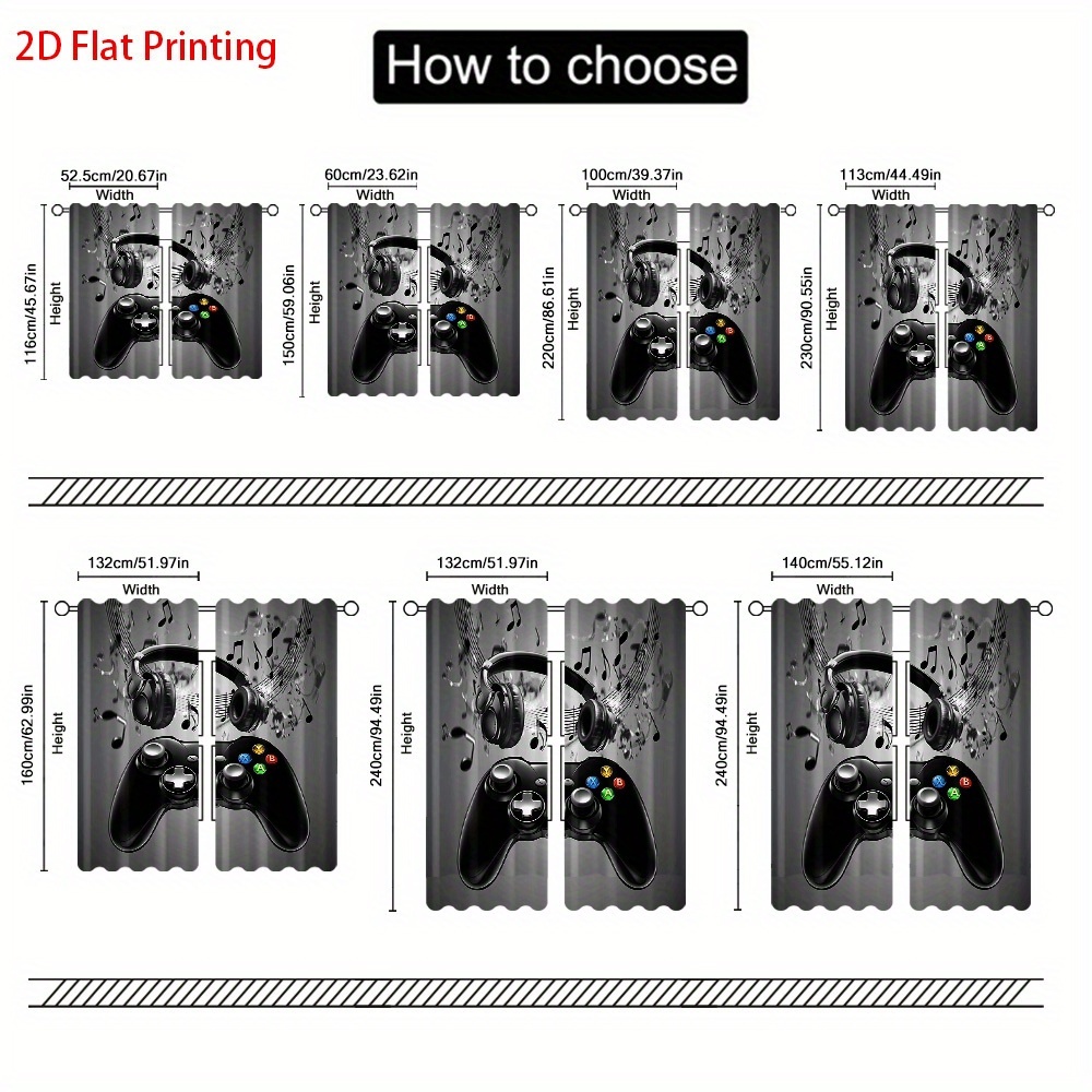 قطعتان من ستائر غرفة الألعاب ب - مراجعة Office Print Tech وسعره