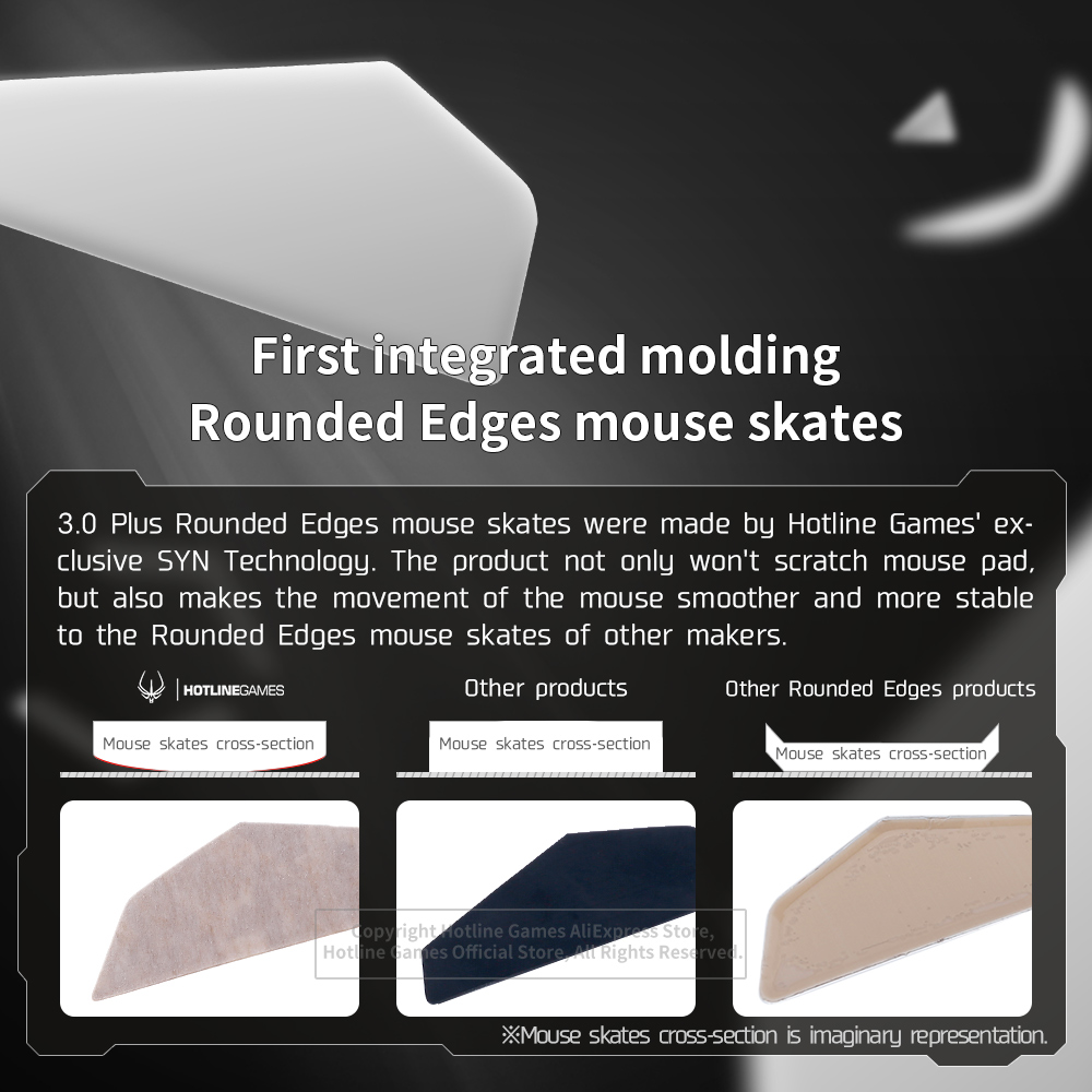 مجموعتان من أقدام الماوس Hotli - مراجعة Logitech Mouse G203 وسعره